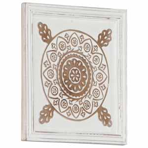 Umělecký dekor 2 pcs Hnědá a bílá 40 x 40 x 1,5 cm - obrázek 2