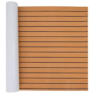 vidaXL Paadi matt Pruun ja must 240 x 90 cm EVA