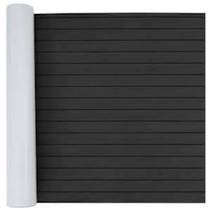 vidaXL Paadi matt Triibuline Tumehall ja must 240 x 90 cm EVA