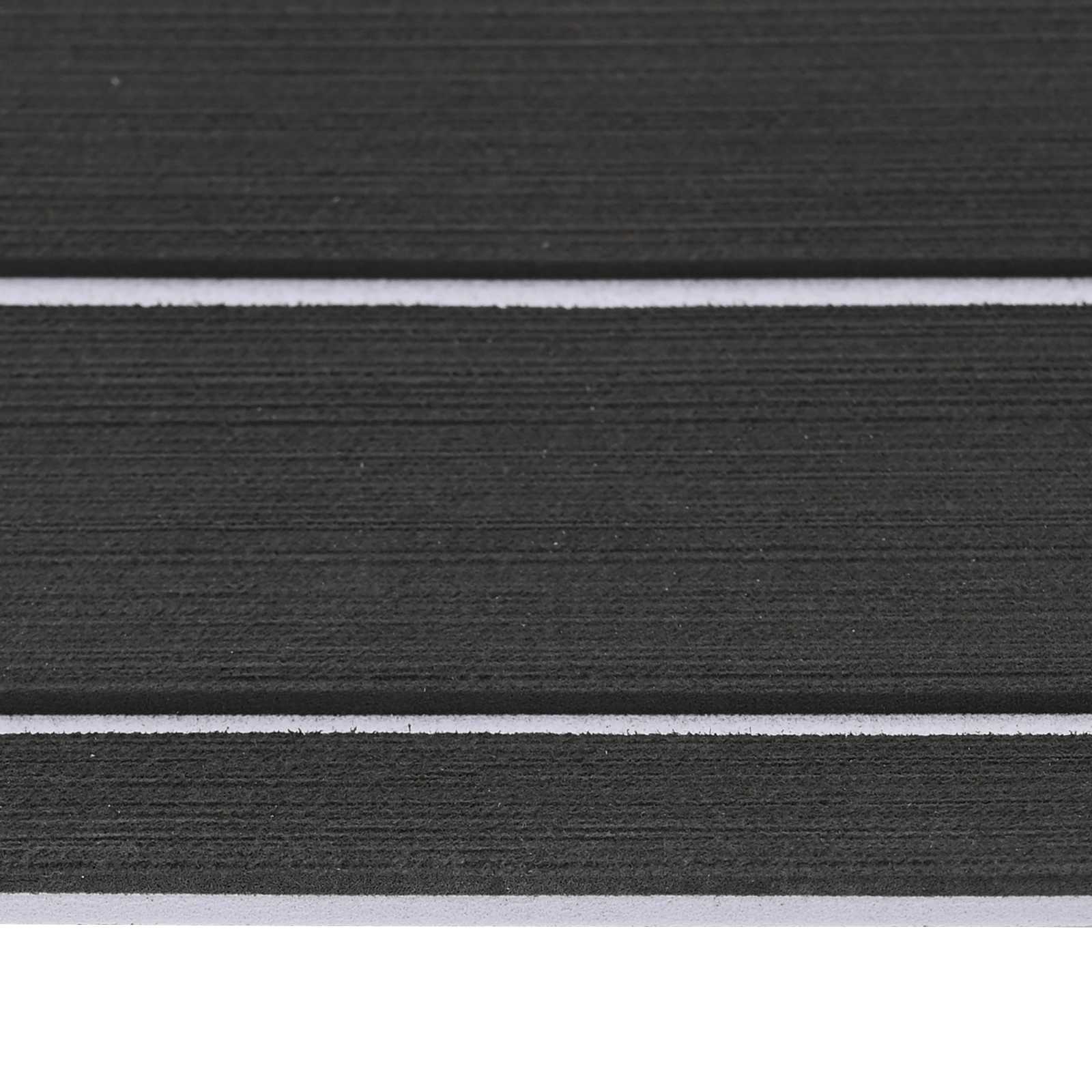 Bootmat Gestreept Donkergrijs en Wit 240 x 90 cm EVA image 7