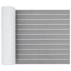 vidaXL Paadi matt Triibuline Helehall ja valge 240 x 60 cm EVA