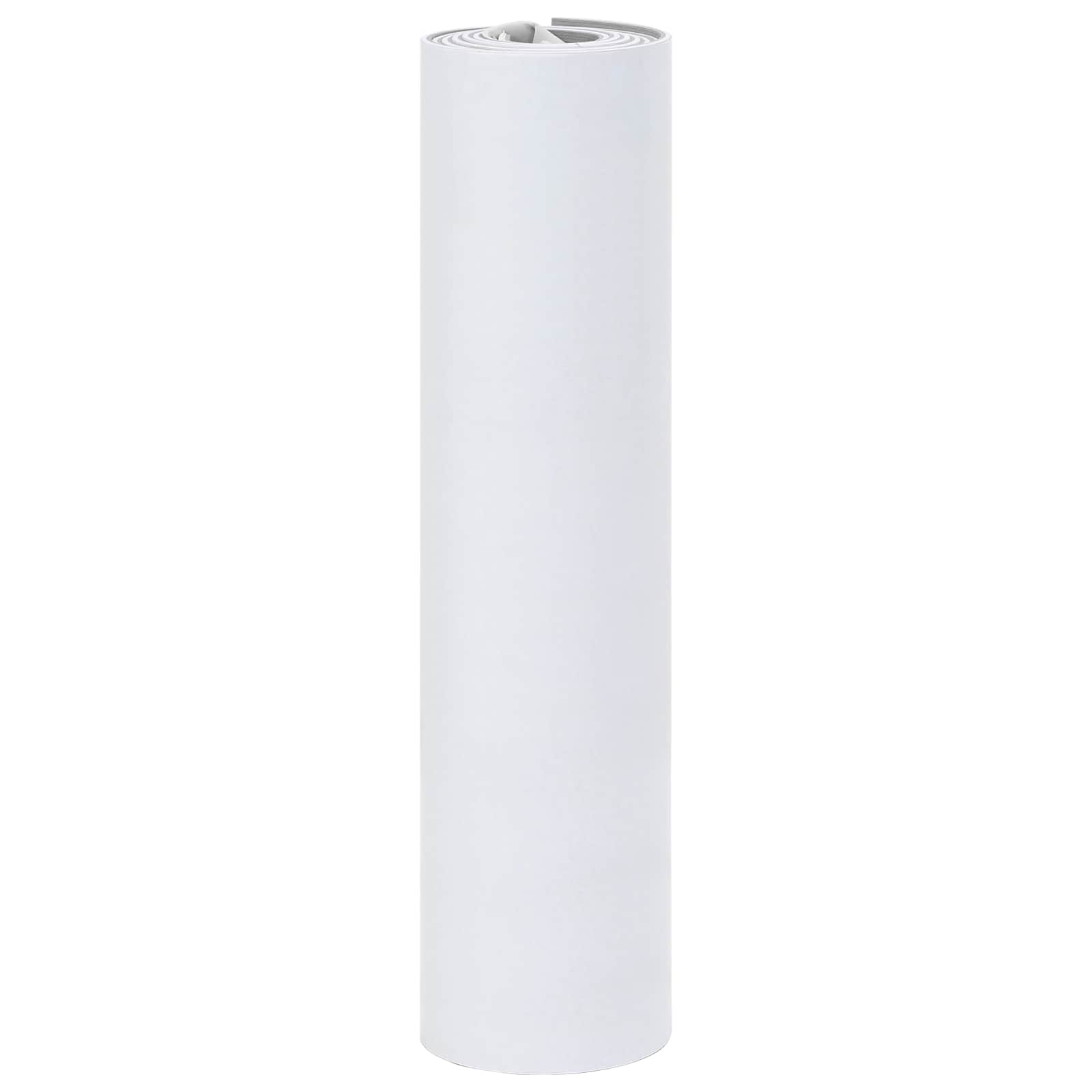 Bootmat Gestreept Lichtgrijs en wit. 240 x 60 cm EVA image 2