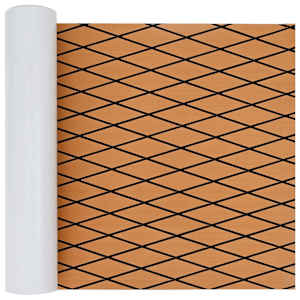 vidaXL Paadi matt Triibuline Pruun ja must 190 x 70 cm EVA