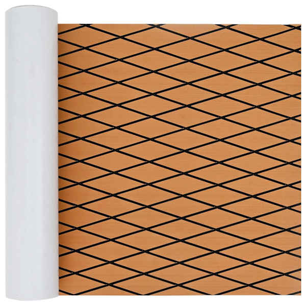 vidaXL Paadi matt Triibuline Pruun ja must 190 x 70 cm EVA