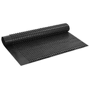 vidaXL Kurruline kuivenduspapp Must 1 x 10 m HDPE
