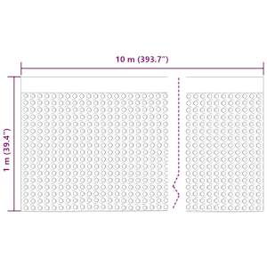 Rýhovaná odvodňovací deska Černá 1 x 10 m HDPE - obrázek 10