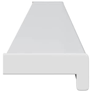 Parapet okna Bílá 120 x 10 x 4,5 cm PVC - obrázek 6