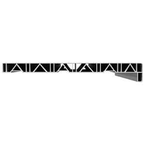 Parapet okna Bílá 60 x 30 x 4,5 cm PVC - obrázek 4