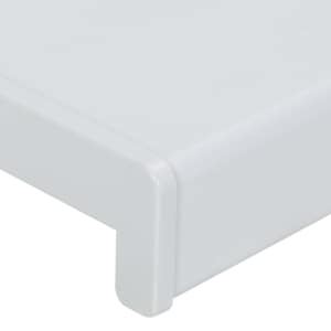Parapet okna Bílá 100 x 40 x 4,5 cm PVC - obrázek 9