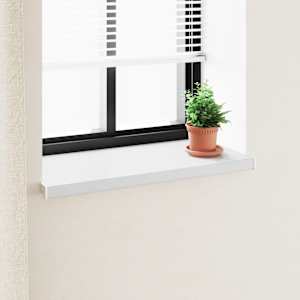 Parapet okna Bílá 80 x 45 x 4,5 cm PVC - obrázek 1
