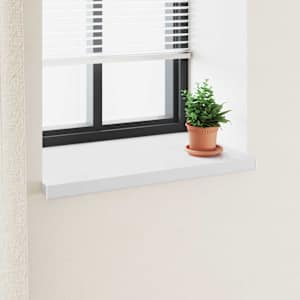 Parapet okna Bílá 80 x 50 x 4,5 cm PVC - obrázek 1