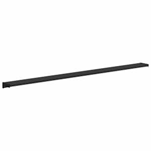 Parapet okna Černý s dřevěnou strukturou 120 x 10 x 4,5 cm PVC - obrázek 7