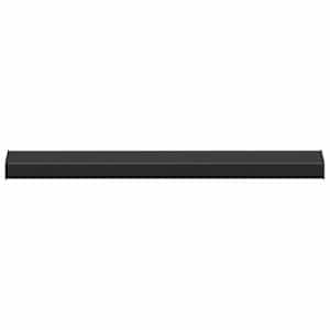 Parapet okna Černý s dřevěnou strukturou 60 x 15 x 4,5 cm PVC - obrázek 5