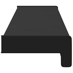Parapet okna Černý s dřevěnou strukturou 80 x 15 x 4,5 cm PVC - obrázek 6