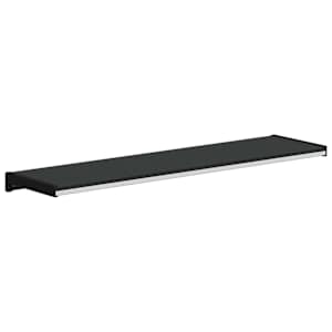 Parapet okna Černý s dřevěnou strukturou 60 x 20 x 4,5 cm PVC - obrázek 7