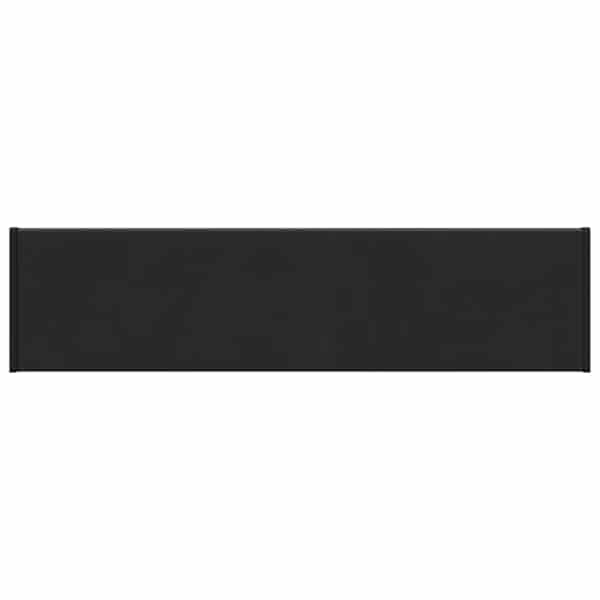vidaXL Akna aluskate Musta puidu mustriga 60 x 20 x 4,5 cm PVC