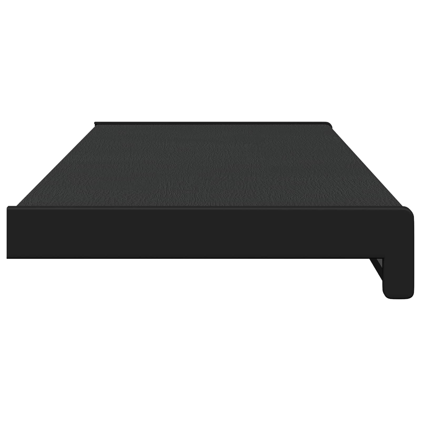 Raamsokkel Zwart met houten nerf 60 x 25 x 4,5 cm PVC image 6
