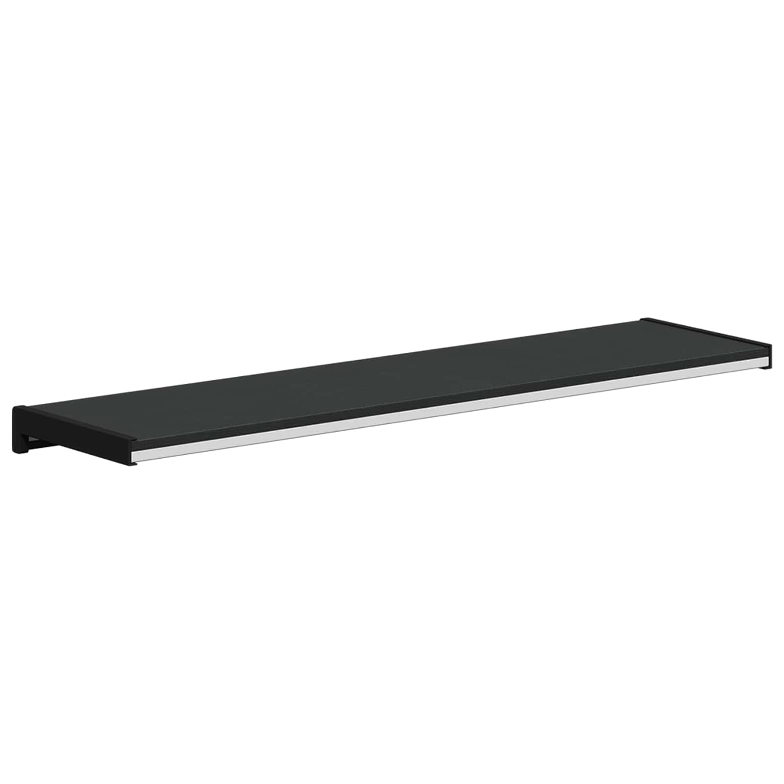 Raamsokkel Zwart met houten nerf 80 x 25 x 4,5 cm PVC image 7