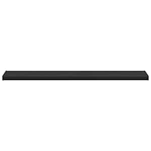 Parapet okna Černý s dřevěnou strukturou 120 x 30 x 4,5 cm PVC - obrázek 5