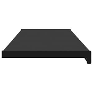 Parapet okna Černý s dřevěnou strukturou 140 x 30 x 4,5 cm PVC - obrázek 6