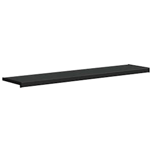 Parapet okna Černý s dřevěnou strukturou 160 x 30 x 4,5 cm PVC - obrázek 3