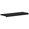 vidaXL Akna aluskate Musta puidu mustriga 60 x 35 x 4,5 cm PVC