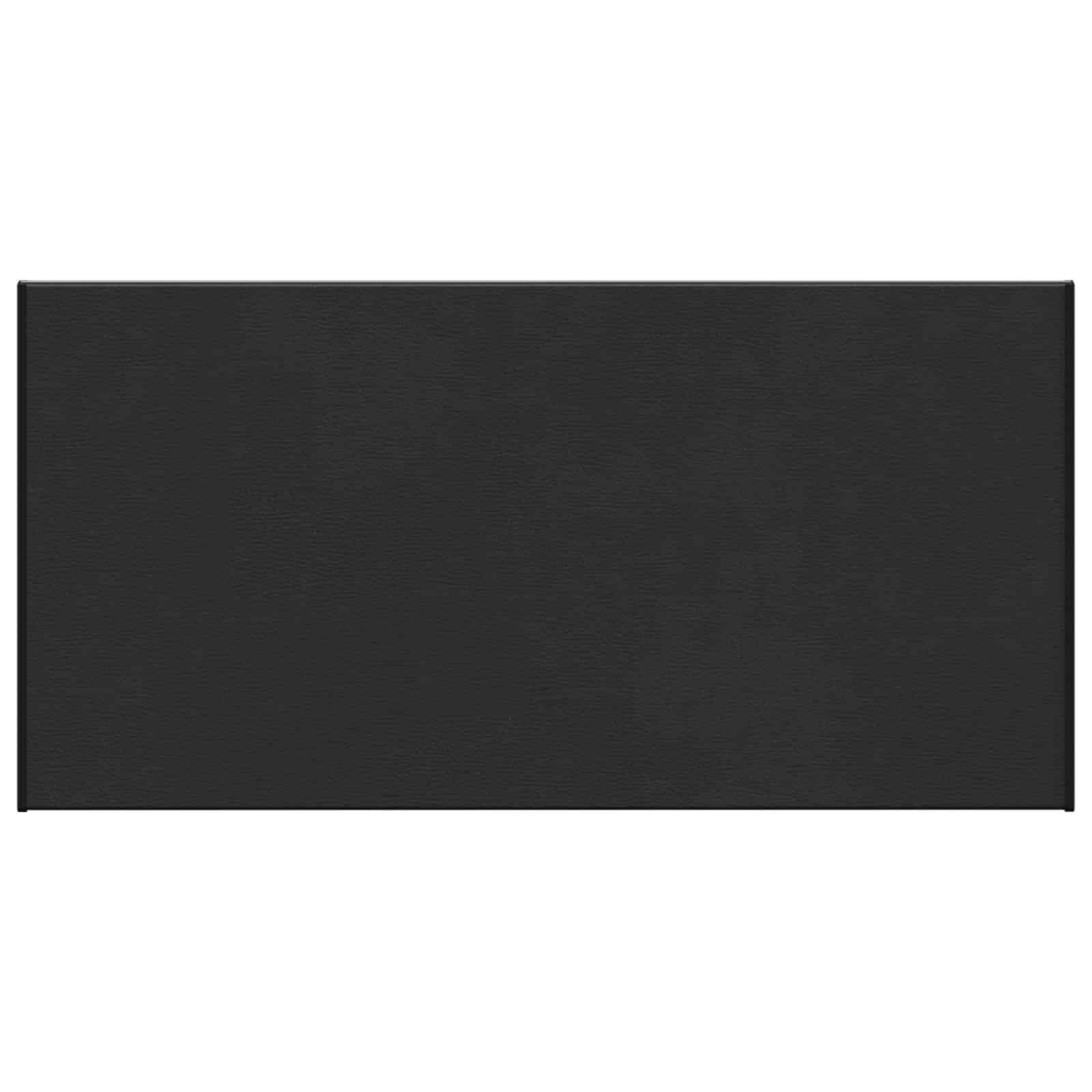 Raamsokkel Zwart met houten nerf 100 x 40 x 4,5 cm PVC image 2