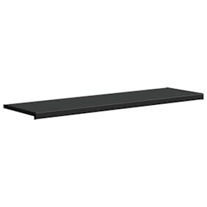 Parapet okna Černý s dřevěnou strukturou 120 x 40 x 4,5 cm PVC - obrázek 3