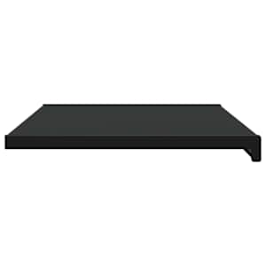 Parapet okna Černý s dřevěnou strukturou 60 x 45 x 4,5 cm PVC - obrázek 6