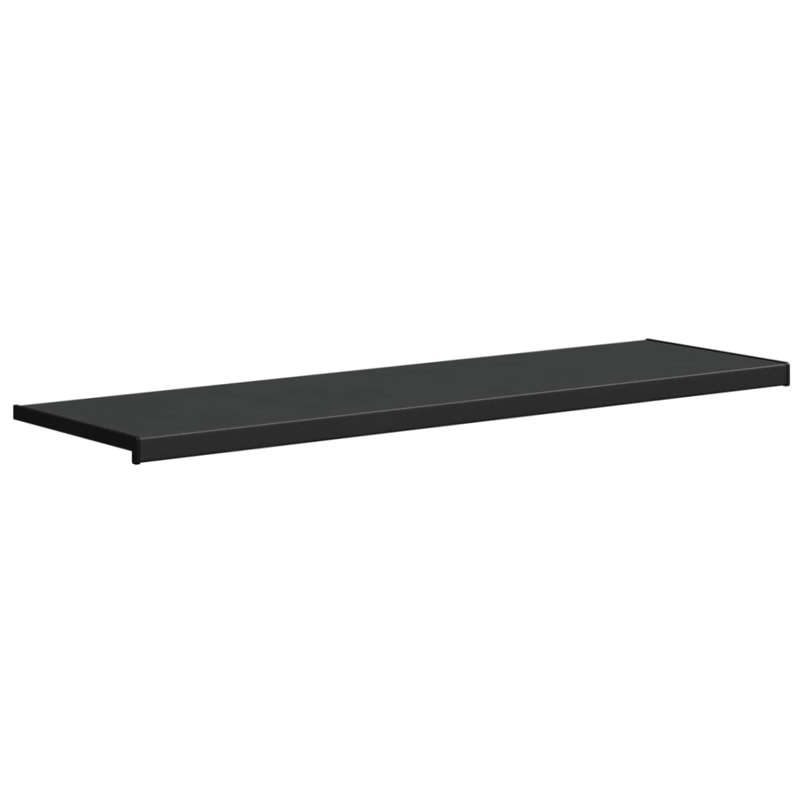 Raamsokkel Zwart met houten nerf 160 x 45 x 4,5 cm PVC image 3