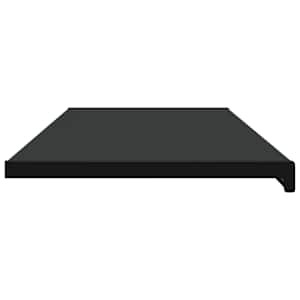 Parapet okna Černý s dřevěnou strukturou 160 x 45 x 4,5 cm PVC - obrázek 6
