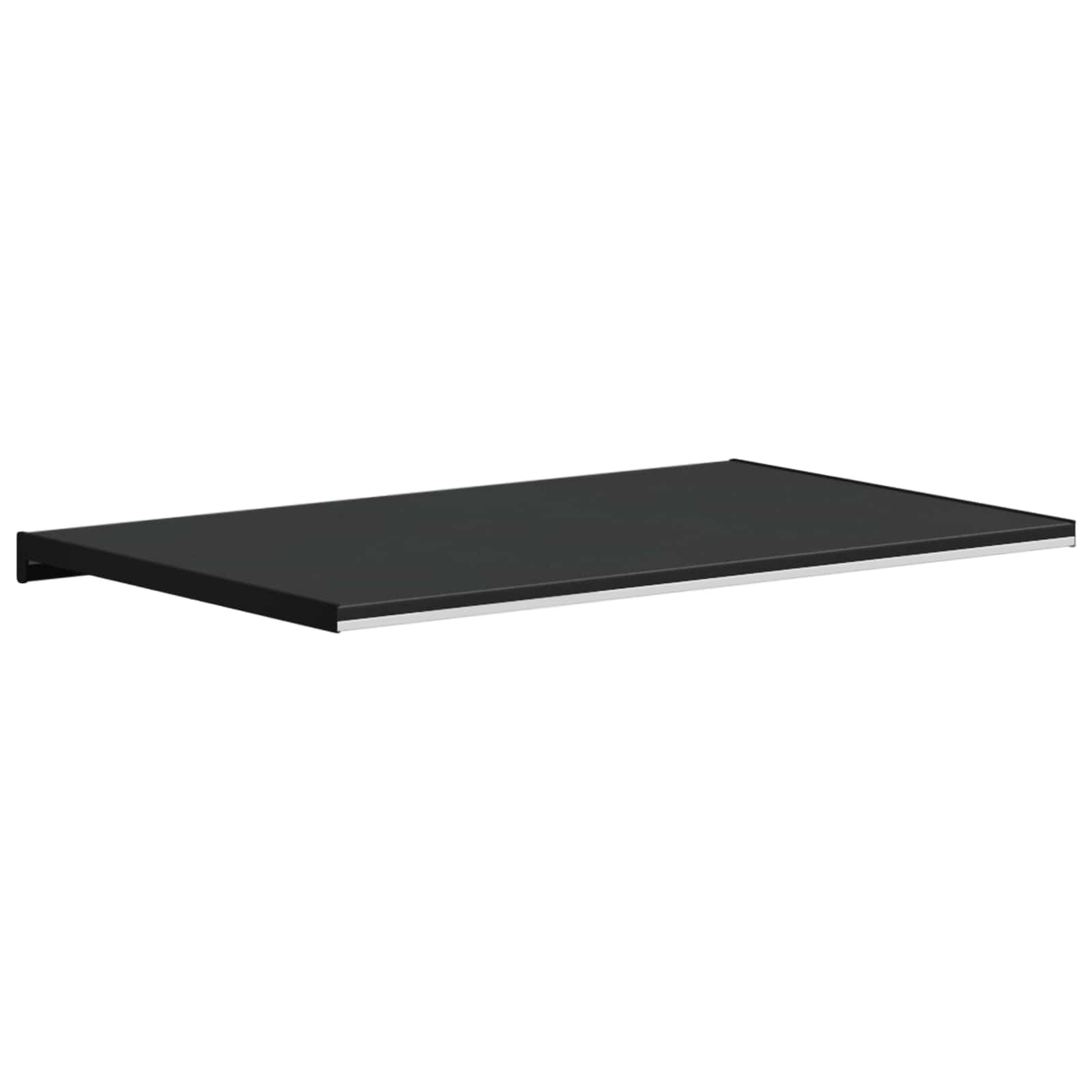 Raamsokkel Zwart met houten nerf 60 x 50 x 4,5 cm PVC image 7