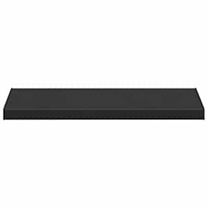 Parapet okna Černý s dřevěnou strukturou 80 x 50 x 4,5 cm PVC - obrázek 5