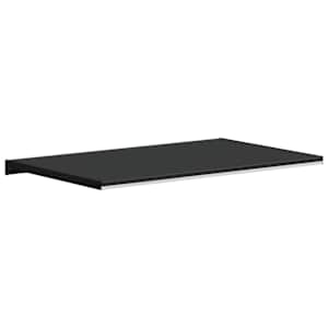 Parapet okna Černý s dřevěnou strukturou 100 x 50 x 4,5 cm PVC - obrázek 7