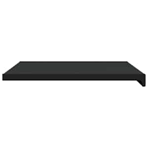 Parapet okna Černý s dřevěnou strukturou 100 x 50 x 4,5 cm PVC - obrázek 6