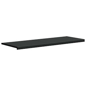Parapet okna Černý s dřevěnou strukturou 120 x 50 x 4,5 cm PVC - obrázek 3