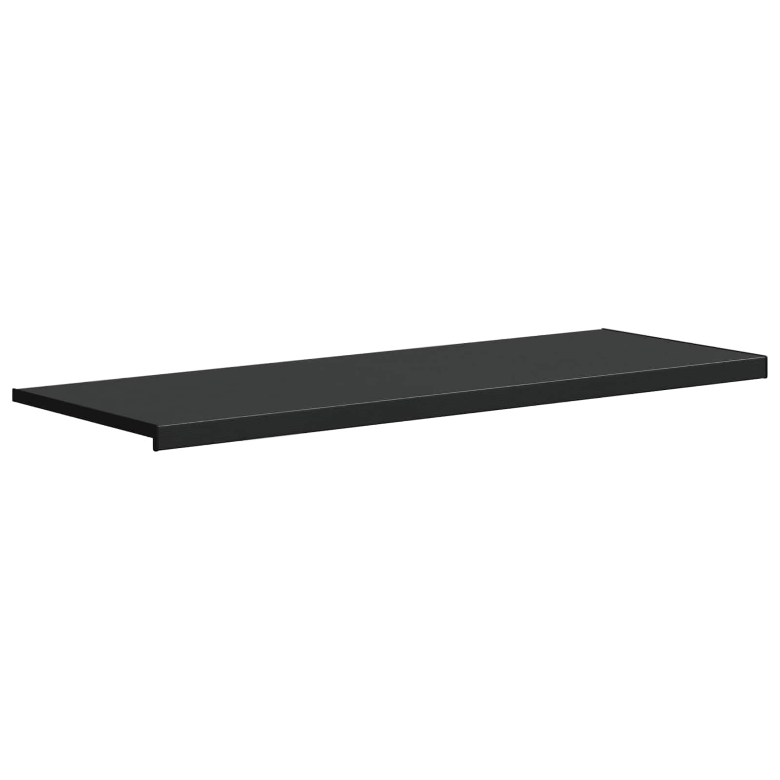 Raamsokkel Zwart met houten nerf 160 x 50 x 4,5 cm PVC image 3