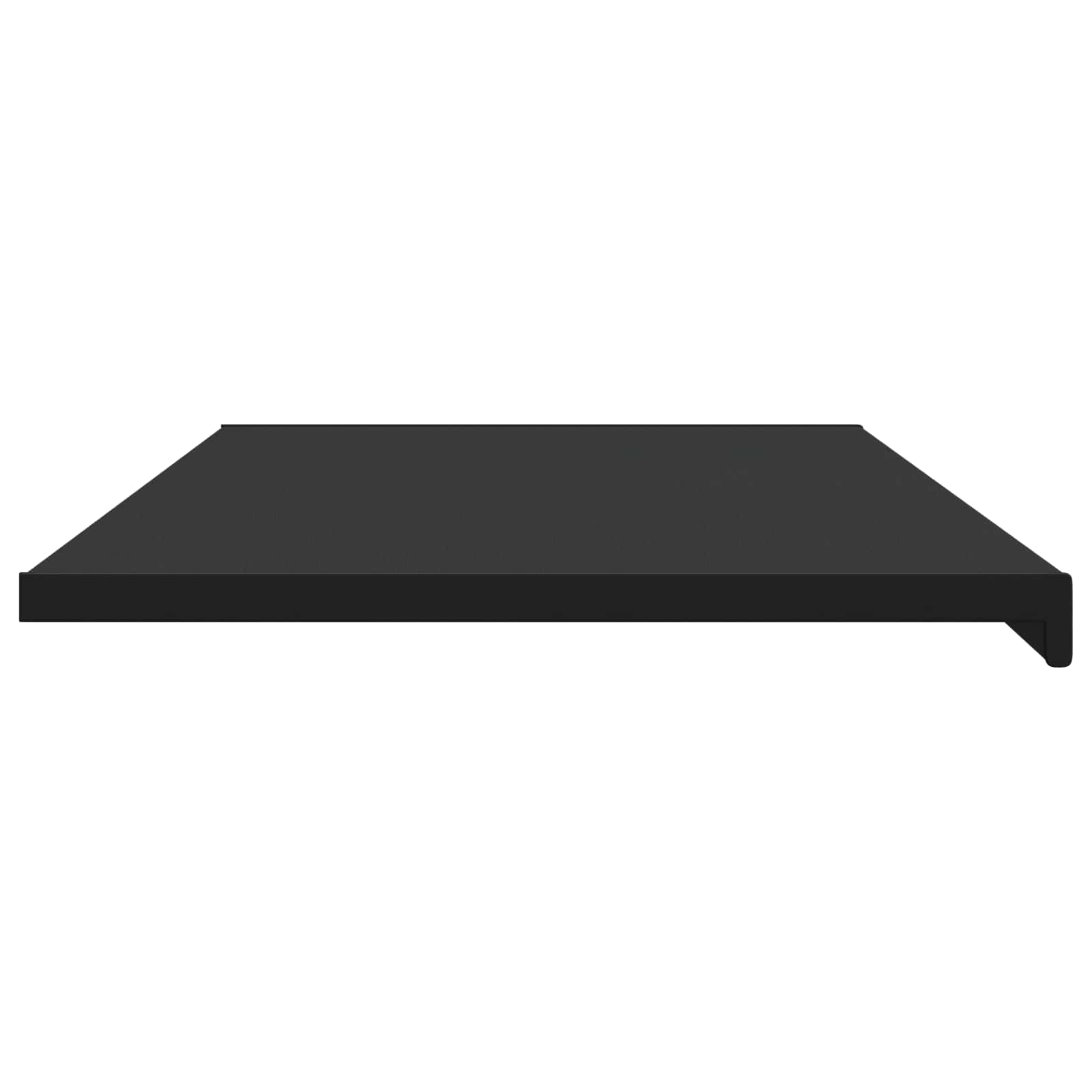 Raamsokkel Zwart met houten nerf 160 x 50 x 4,5 cm PVC image 6