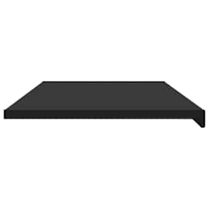 Parapet okna Černý s dřevěnou strukturou 160 x 50 x 4,5 cm PVC - obrázek 6