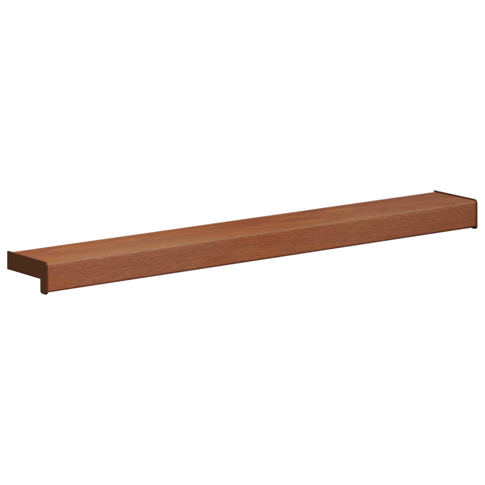 Raamsokkel Bruin hout 80 x 10 x 4,5 cm PVC image 3