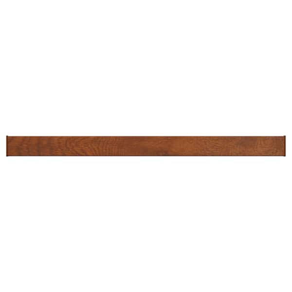 vidaXL Akna aluskate Pruun puit 120 x 15 x 4,5 cm PVC