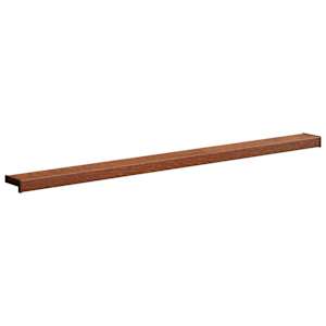 Parapet okna Hnědé dřevo 140 x 15 x 4,5 cm PVC - obrázek 3