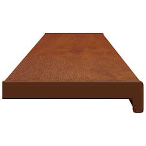 Parapet okna Hnědé dřevo 160 x 25 x 4,5 cm PVC - obrázek 6
