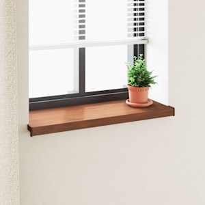 Parapet okna Hnědé dřevo 60 x 30 x 4,5 cm PVC - obrázek 1