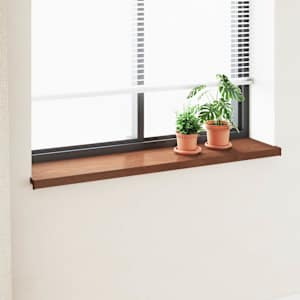 Parapet okna Hnědé dřevo 140 x 30 x 4,5 cm PVC - obrázek 1