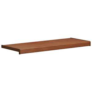 Parapet okna Hnědé dřevo 60 x 35 x 4,5 cm PVC - obrázek 3