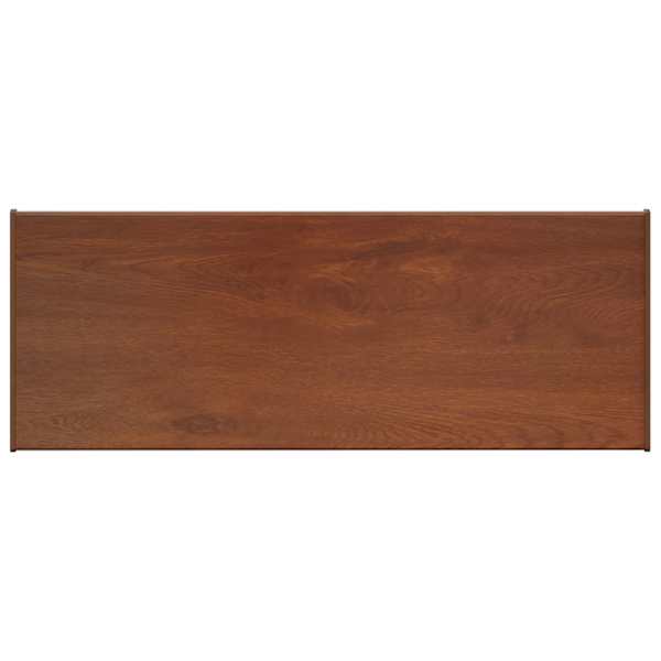 vidaXL Akna aluskate Pruun puit 80 x 35 x 4,5 cm PVC
