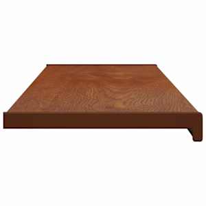 Parapet okna Hnědé dřevo 140 x 35 x 4,5 cm PVC - obrázek 6