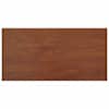 vidaXL Akna aluskate Pruun puit 60 x 45 x 4,5 cm PVC