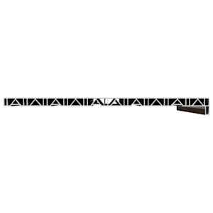 Parapet okna Hnědé dřevo 80 x 50 x 4,5 cm PVC - obrázek 4